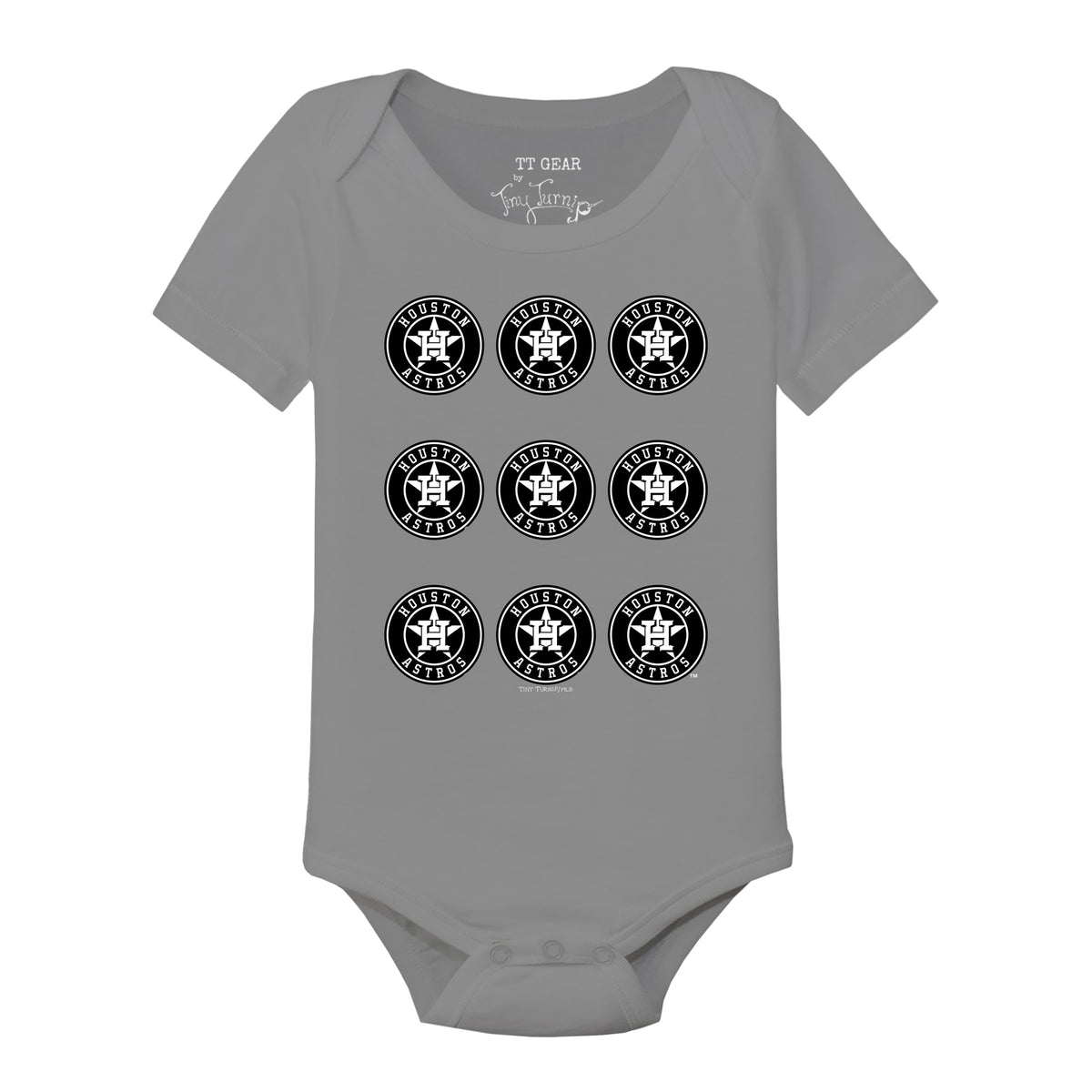 Houston Astros Logo Grid Short Sleeve Snapper