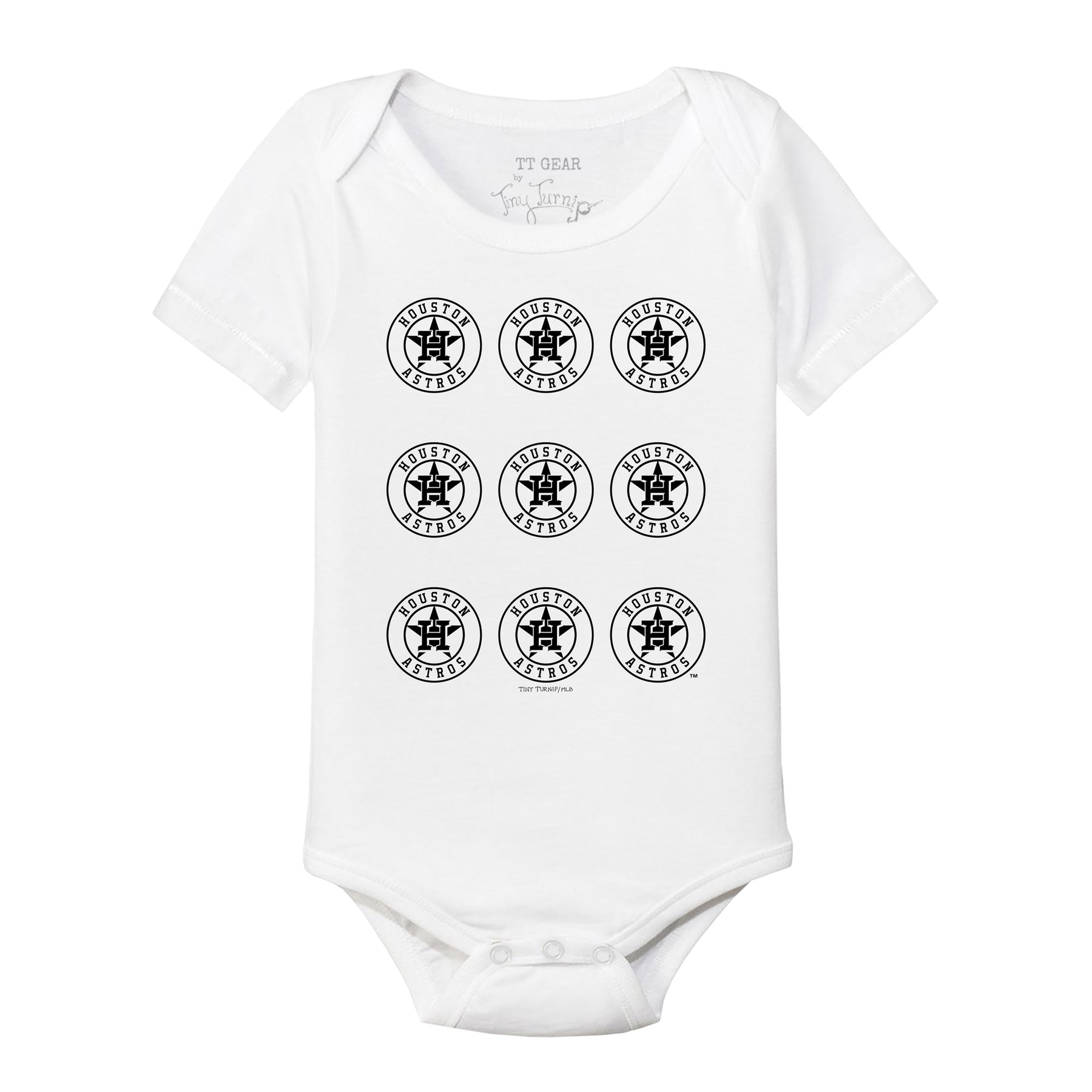 Houston Astros Logo Grid Short Sleeve Snapper