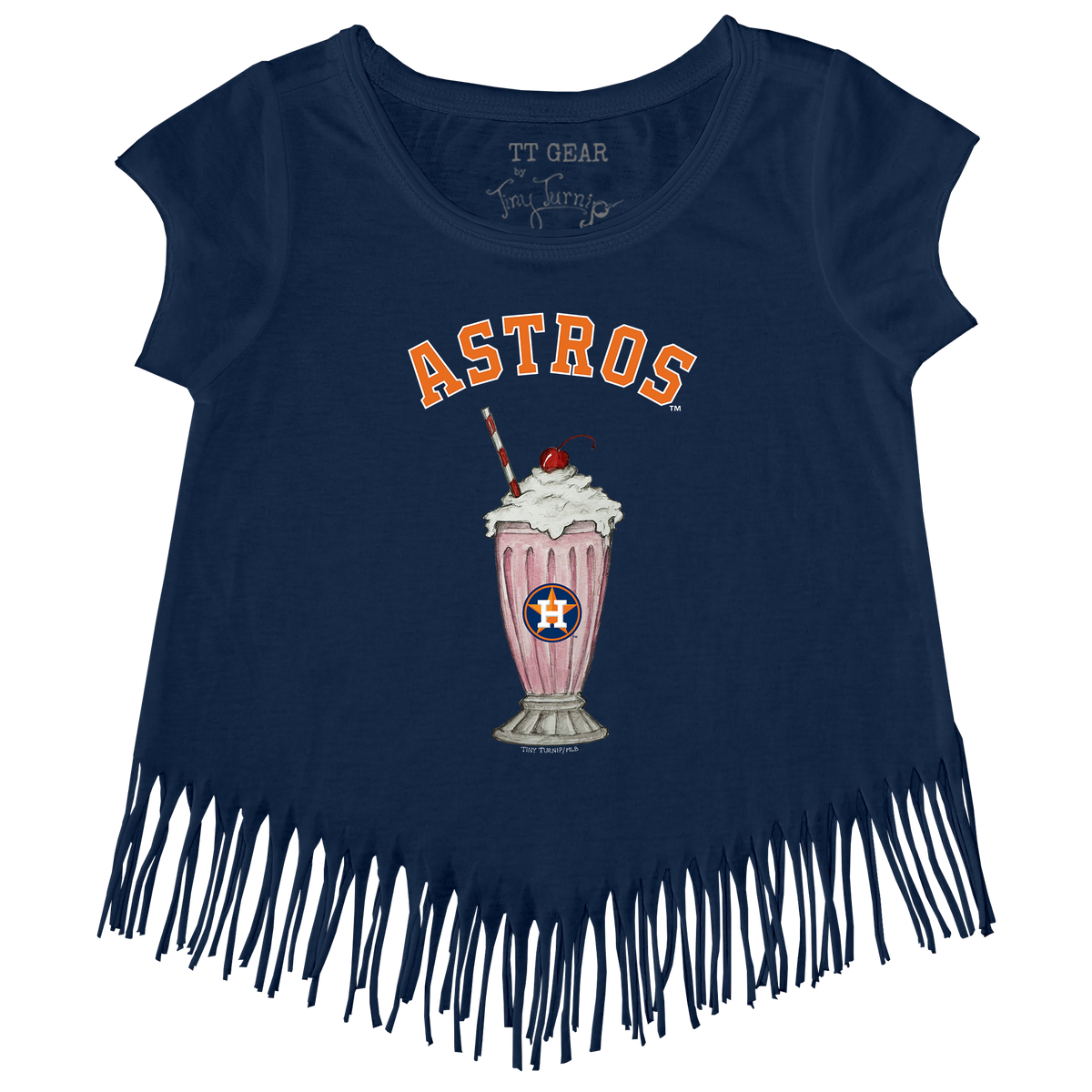 Houston Astros Milkshake Fringe Tee