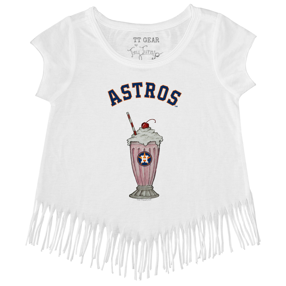 Houston Astros Milkshake Fringe Tee