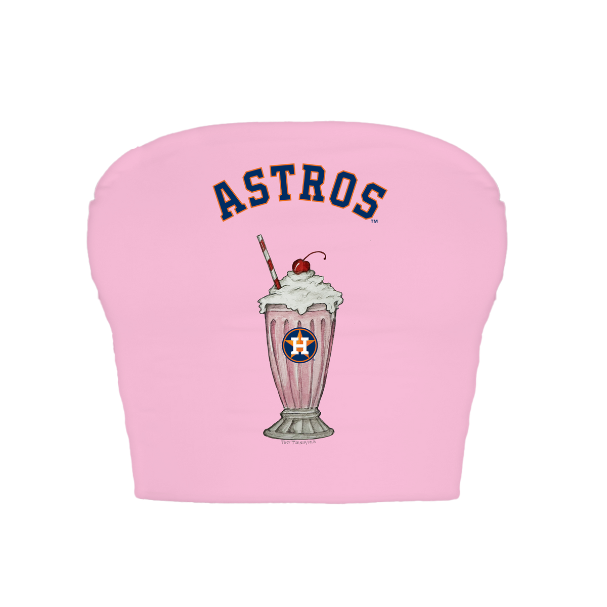 Houston Astros Milkshake Crop Tube Top