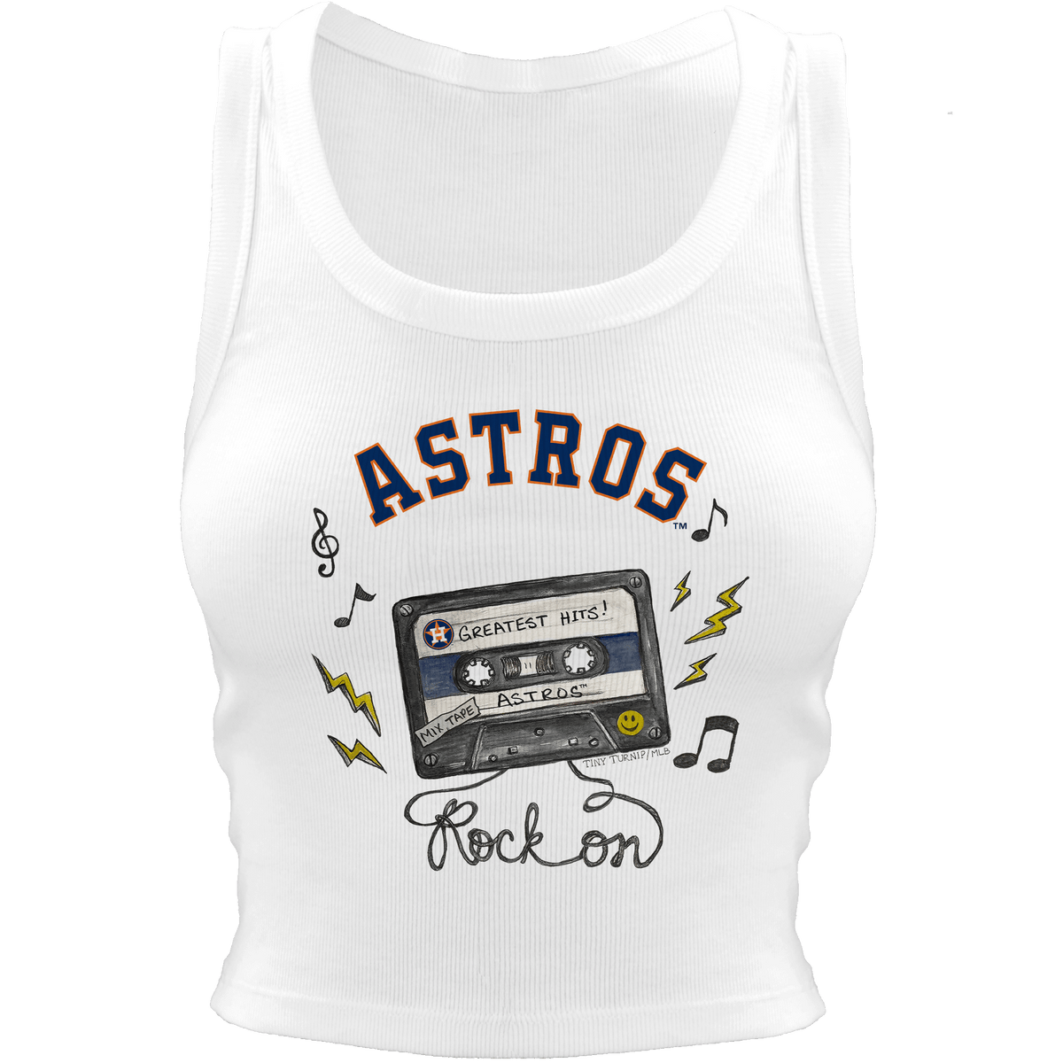 Houston Astros Mixtape Crop Tank