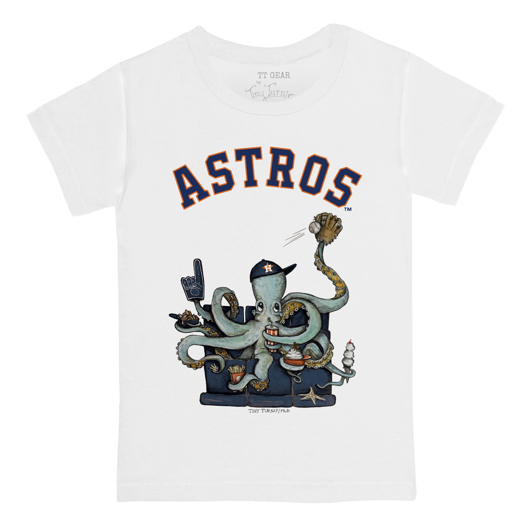 Houston Astros Octopus Tee Shirt