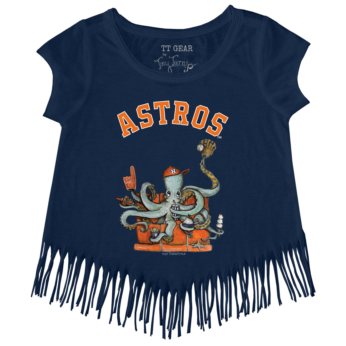 Houston Astros Octopus Fringe Tee