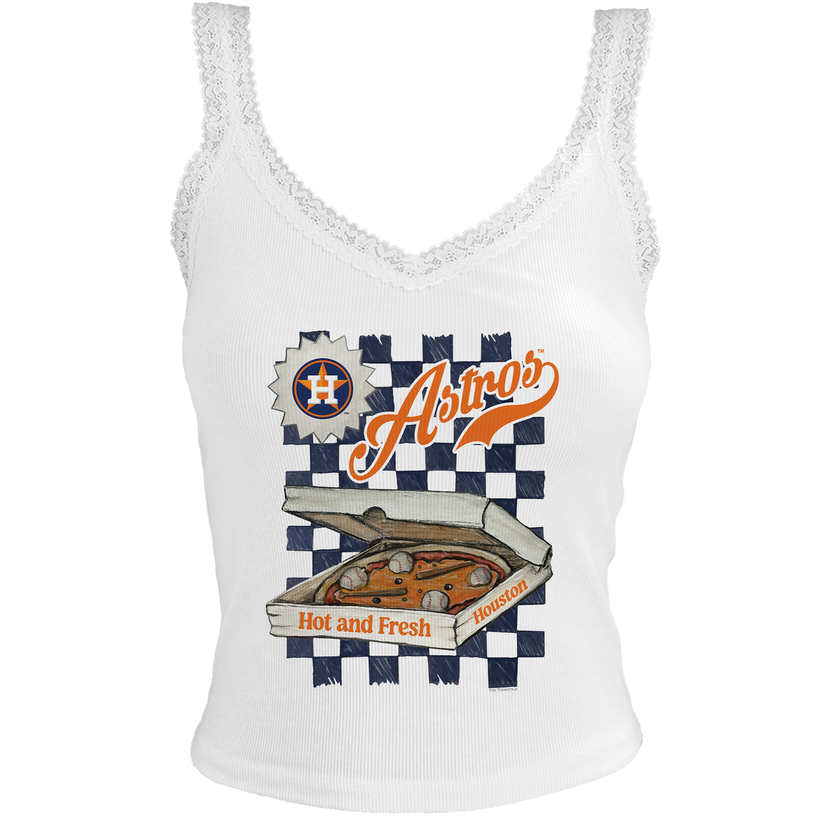 Houston Astros Pizza Lace Tank