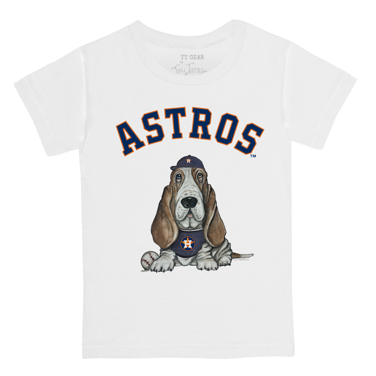 Houston Astros Puddy Kid's Tee Shirt - Tiny Turnip