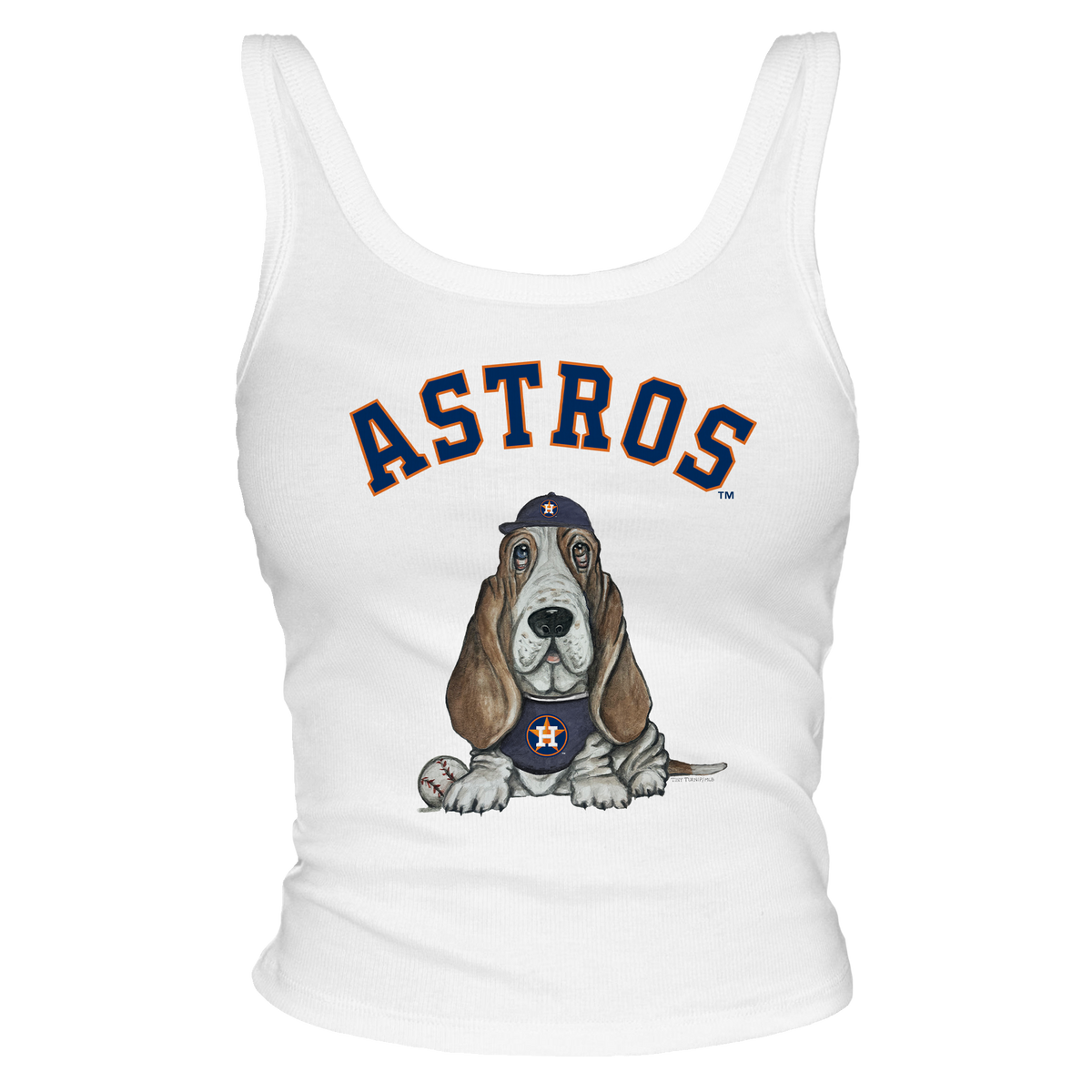Houston Astros Puddy Tank - Tiny Turnip