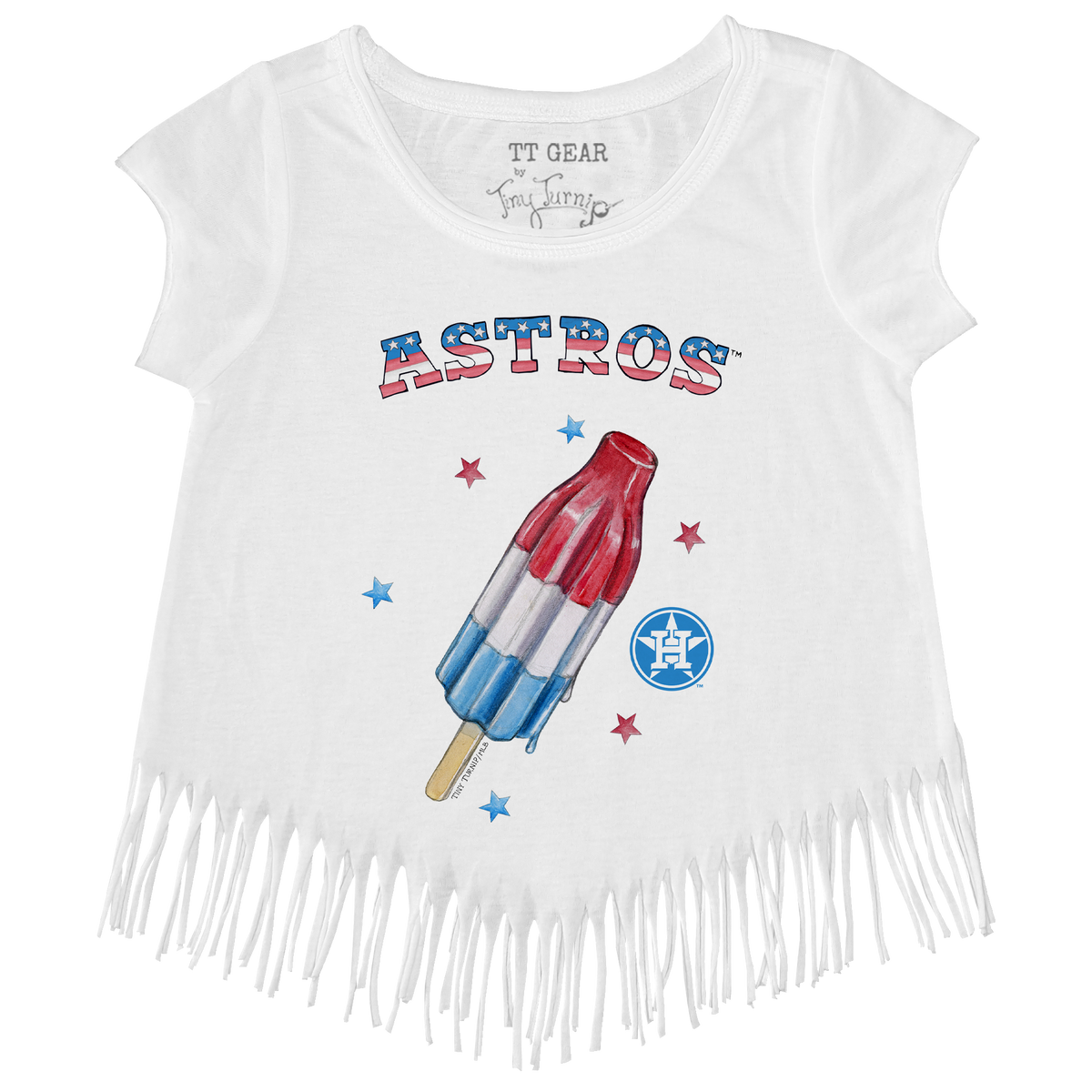 Houston Astros Rocket Pop Fringe Tee