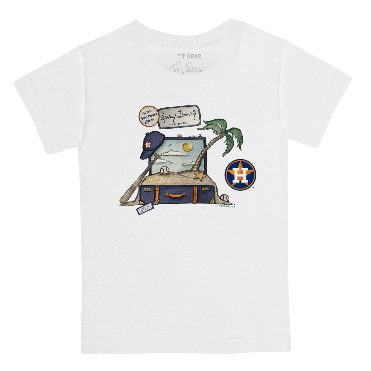 Houston Astros Spring Training 2026 Kid's Tee Shirt - Tiny Turnip
