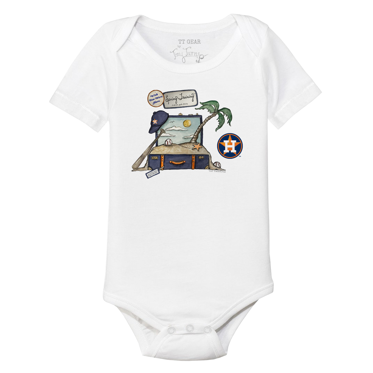 Houston Astros Spring Training 2026 Short Sleeve Snapper - Tiny Turnip
