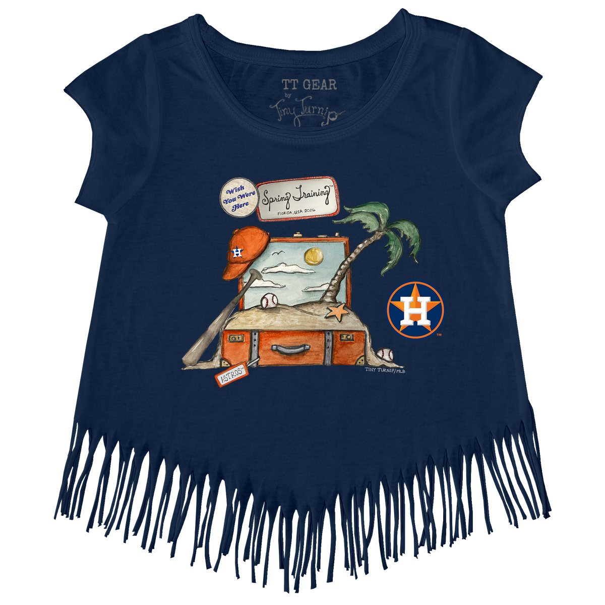 Houston Astros Spring Training 2026 Fringe Tee - Tiny Turnip