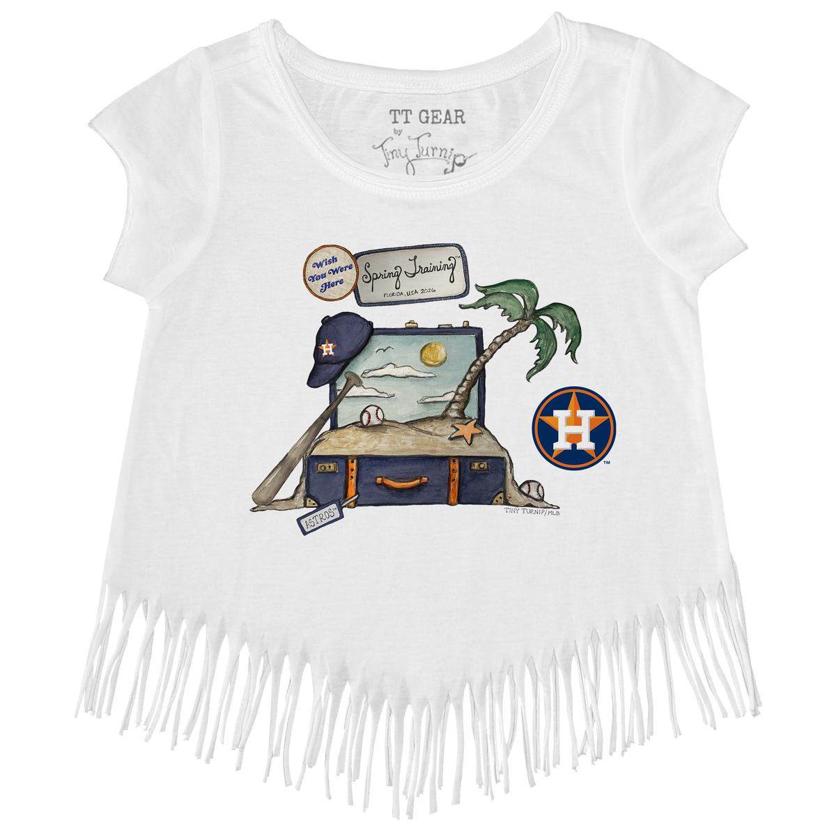 Houston Astros Spring Training 2026 Fringe Tee - Tiny Turnip
