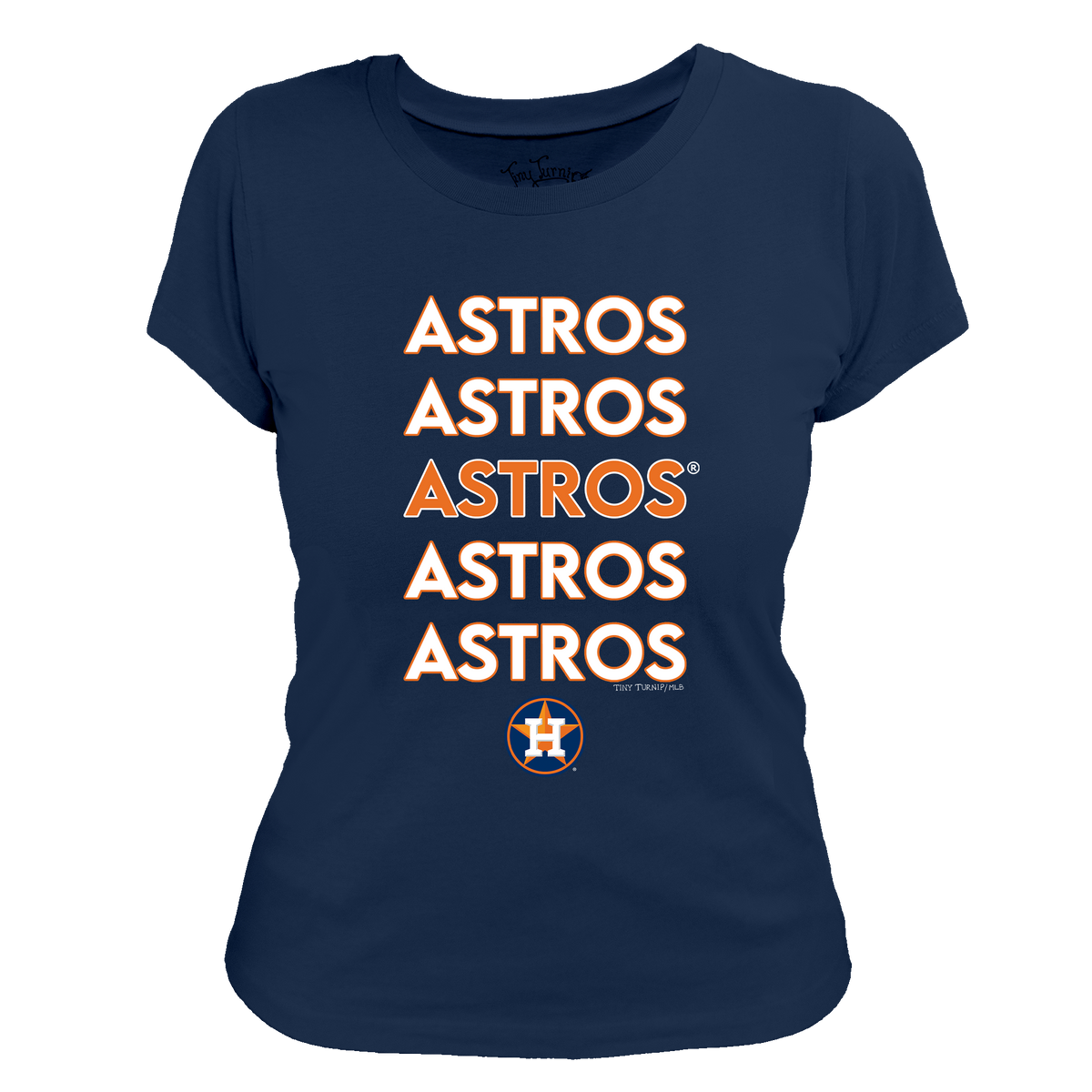 Houston Astros Stacked Tee Shirt