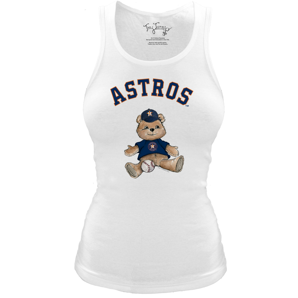 Houston Astros Teddy Classic Tank - Tiny Turnip