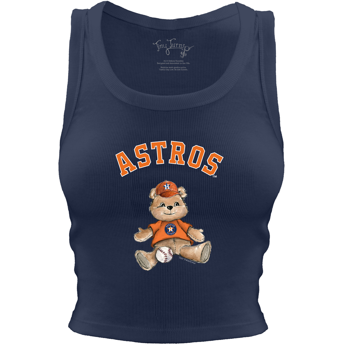 Houston Astros Teddy Crop Tank