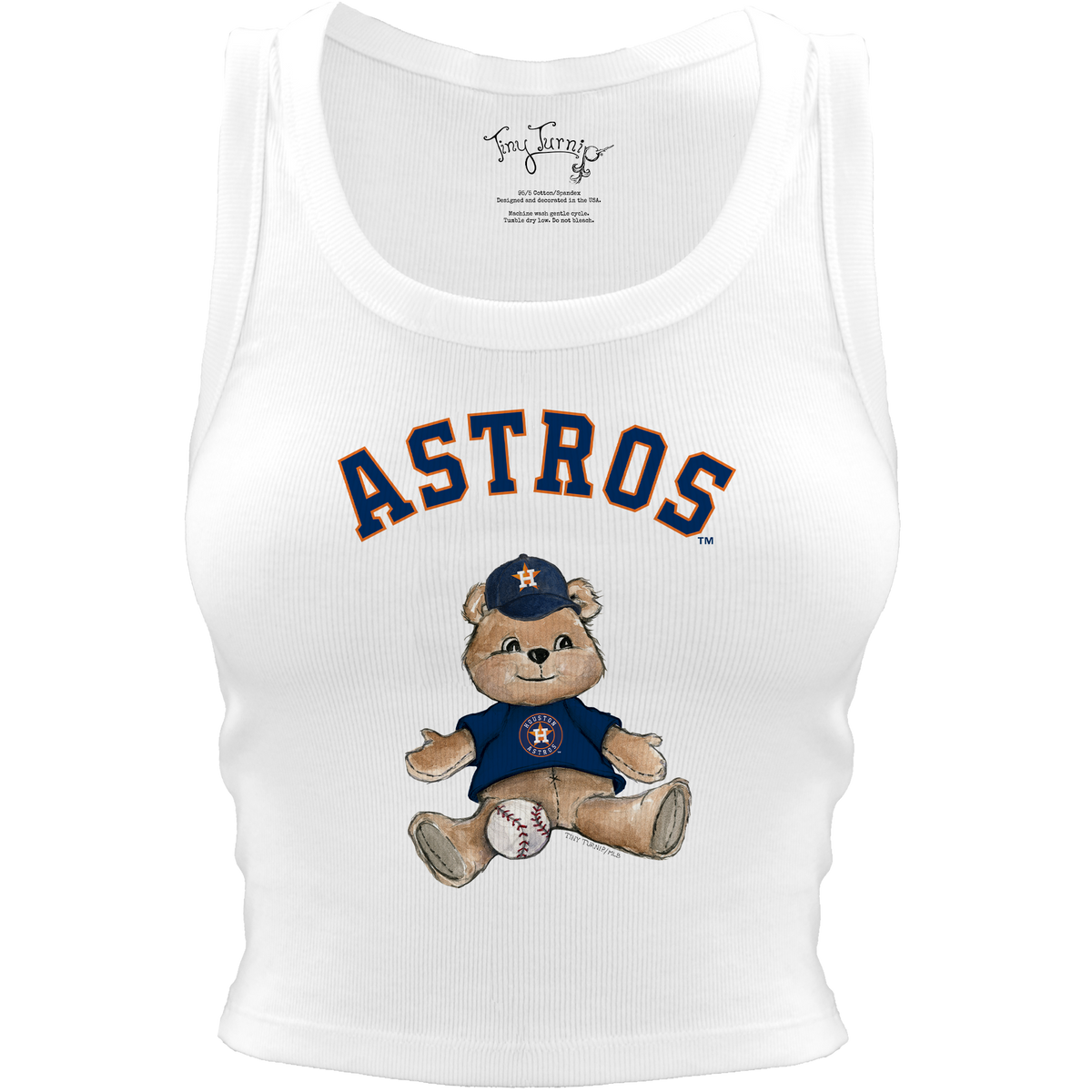 Houston Astros Teddy Crop Tank