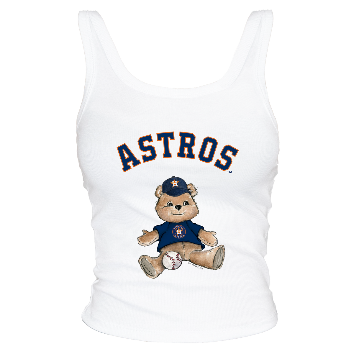Houston Astros Teddy Ribbed Tank