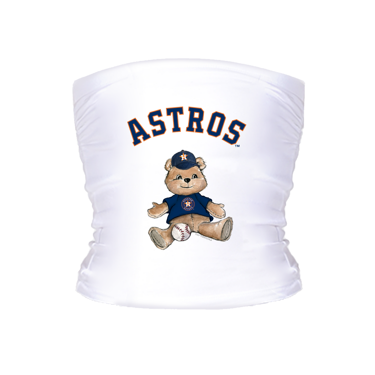 Houston Astros Teddy Tube Top - Tiny Turnip