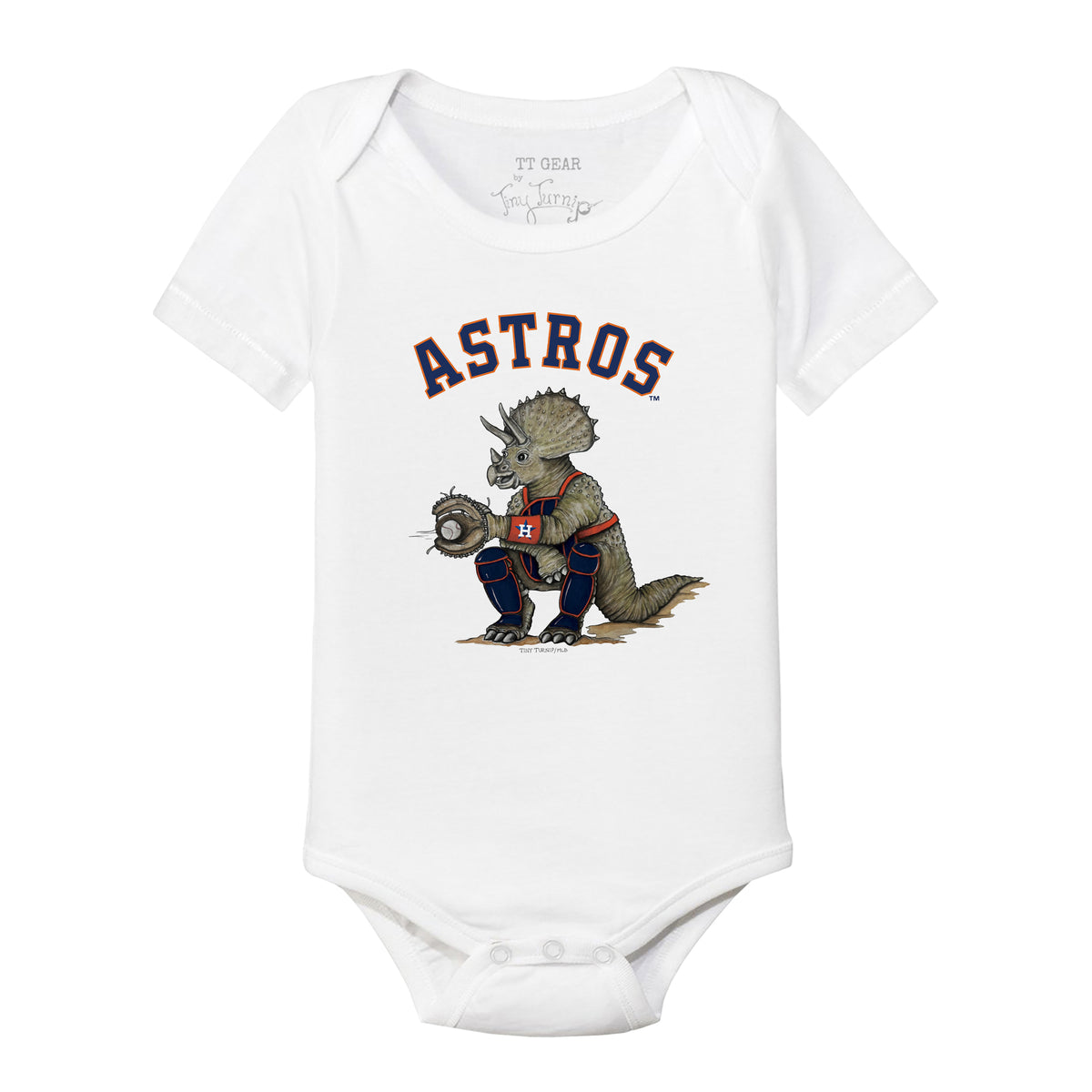 Houston Astros Triceratops Short Sleeve Snapper