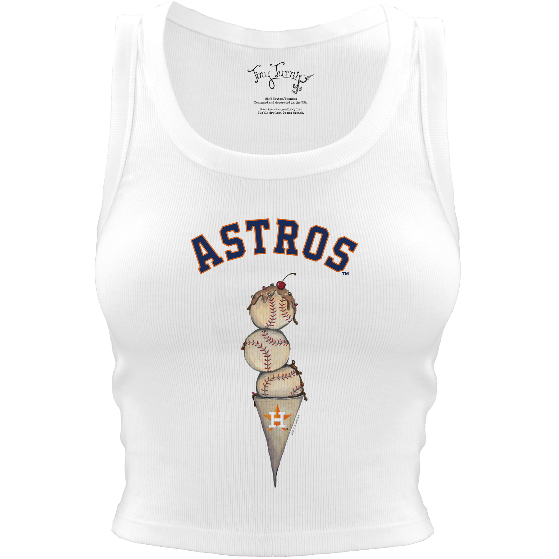Houston Astros Triple Scoop Crop Tank