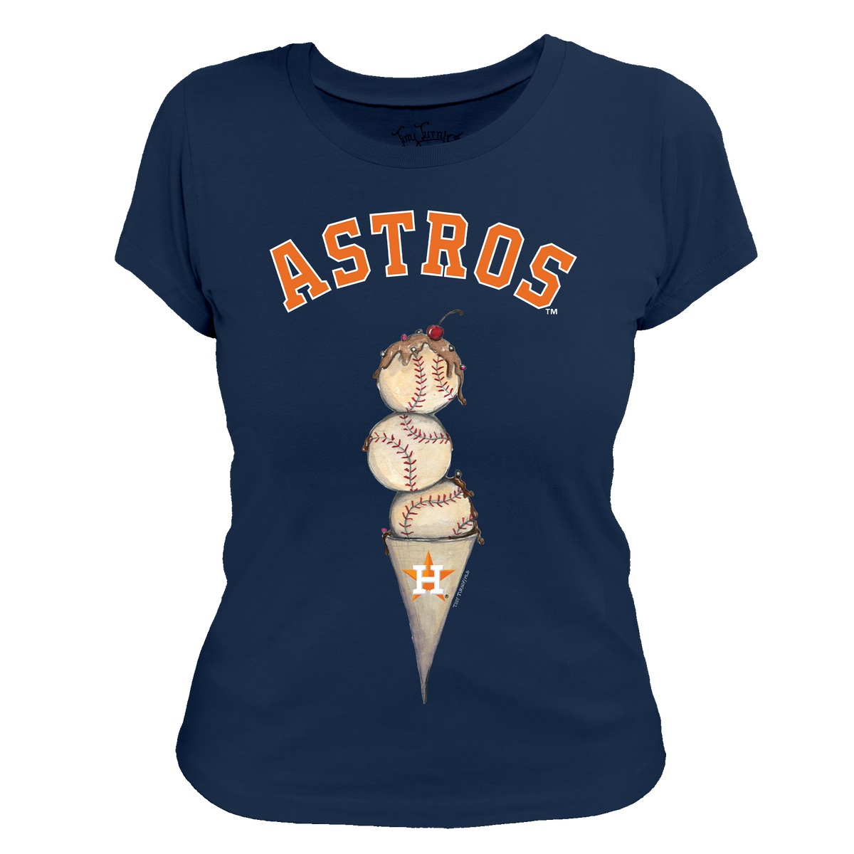 Houston Astros Triple Scoop Women's Tee Shirt