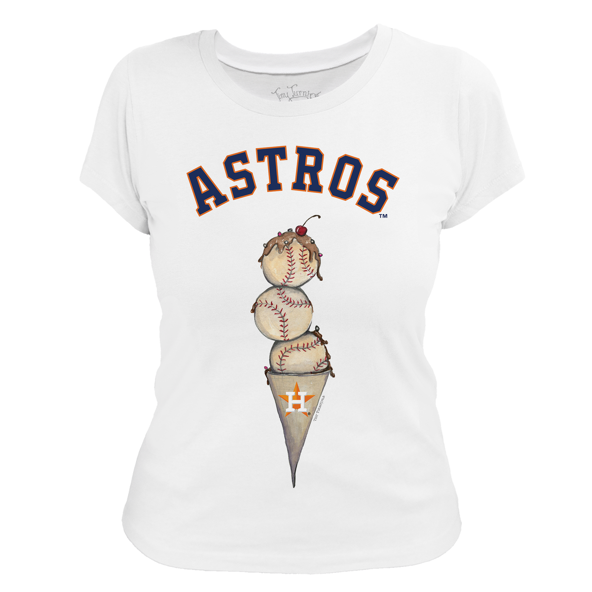 Houston Astros Triple Scoop Women's Tee Shirt