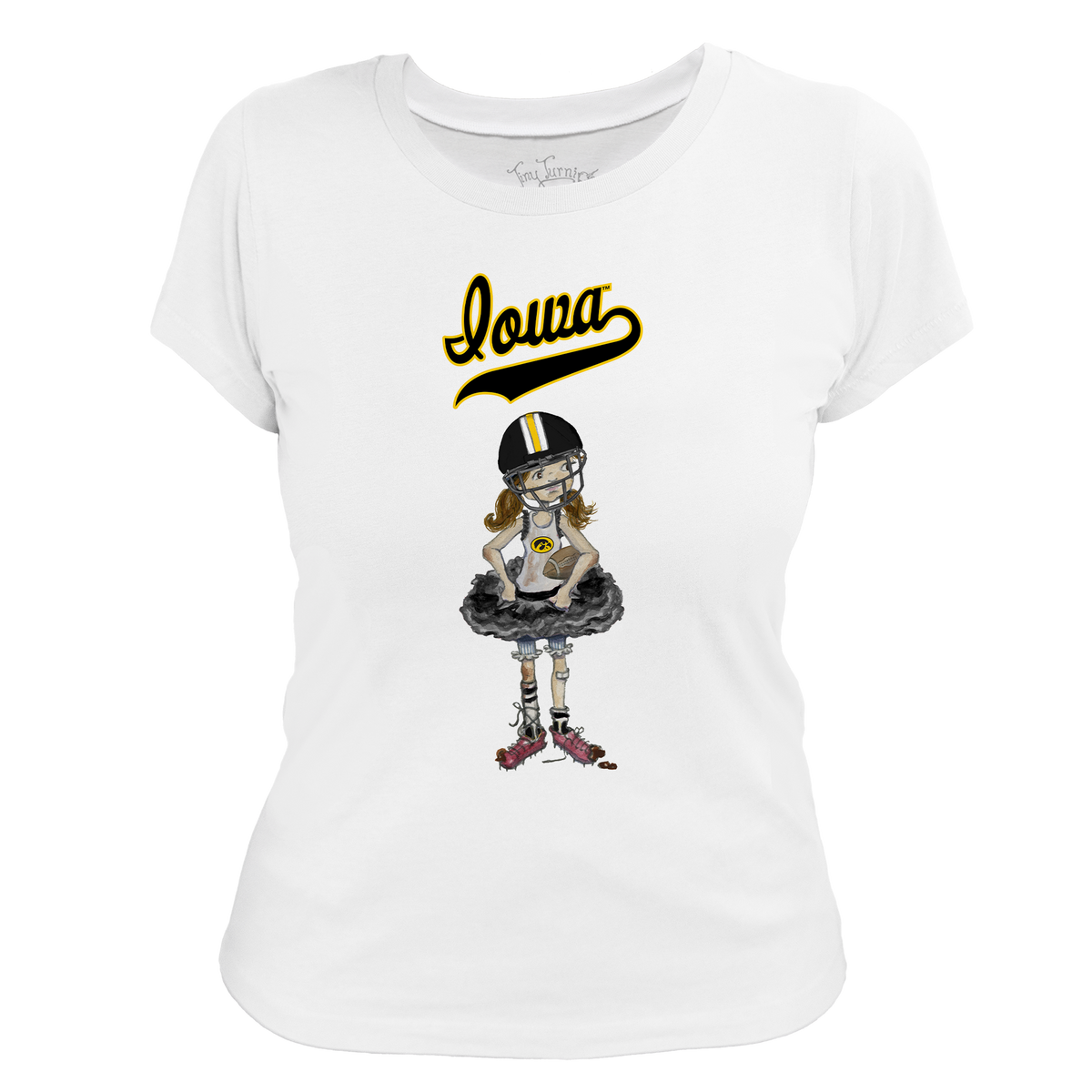 Iowa Hawkeyes Babes Women's Tee Shirt
