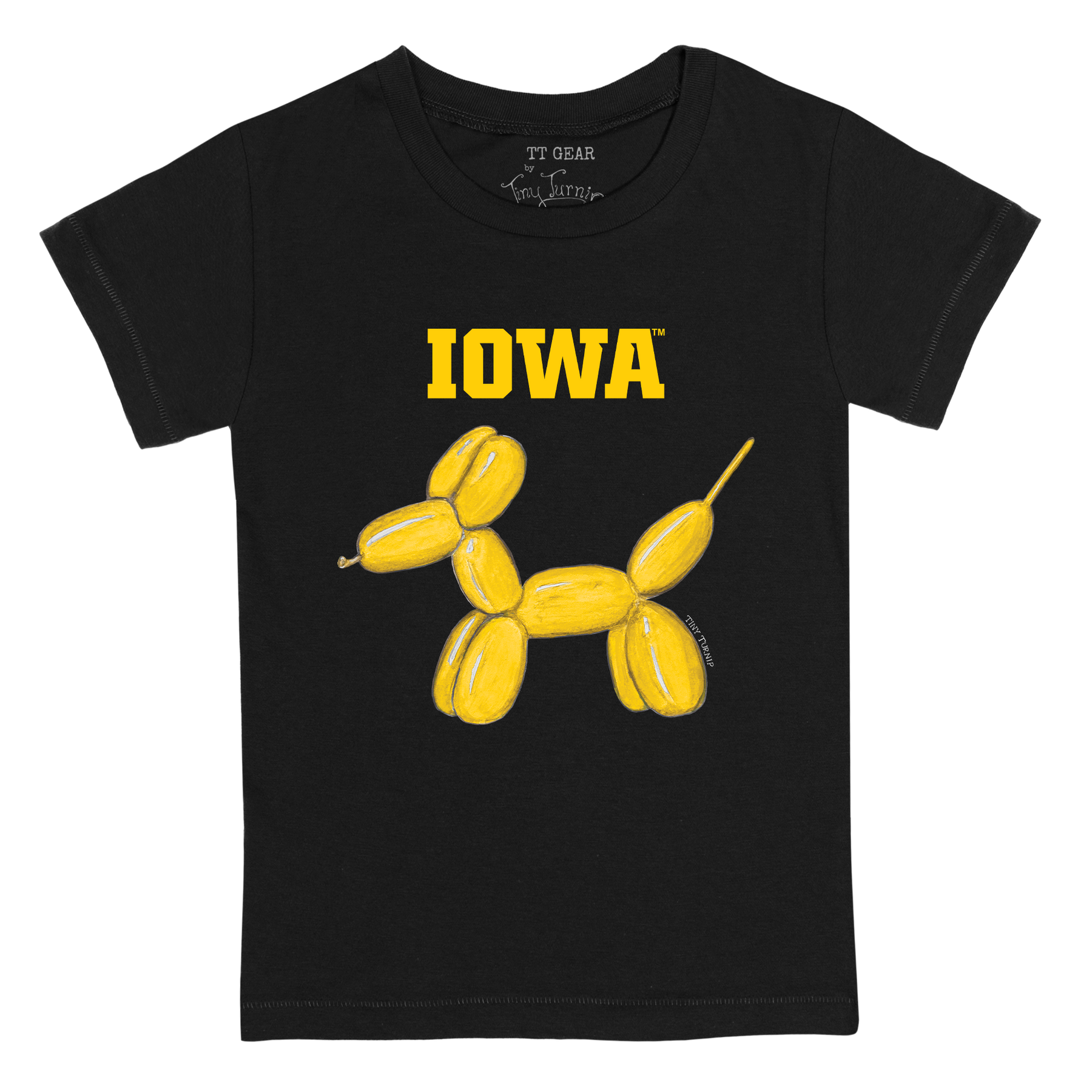 Iowa Hawkeyes Balloon Dog Kid's Tee Shirt