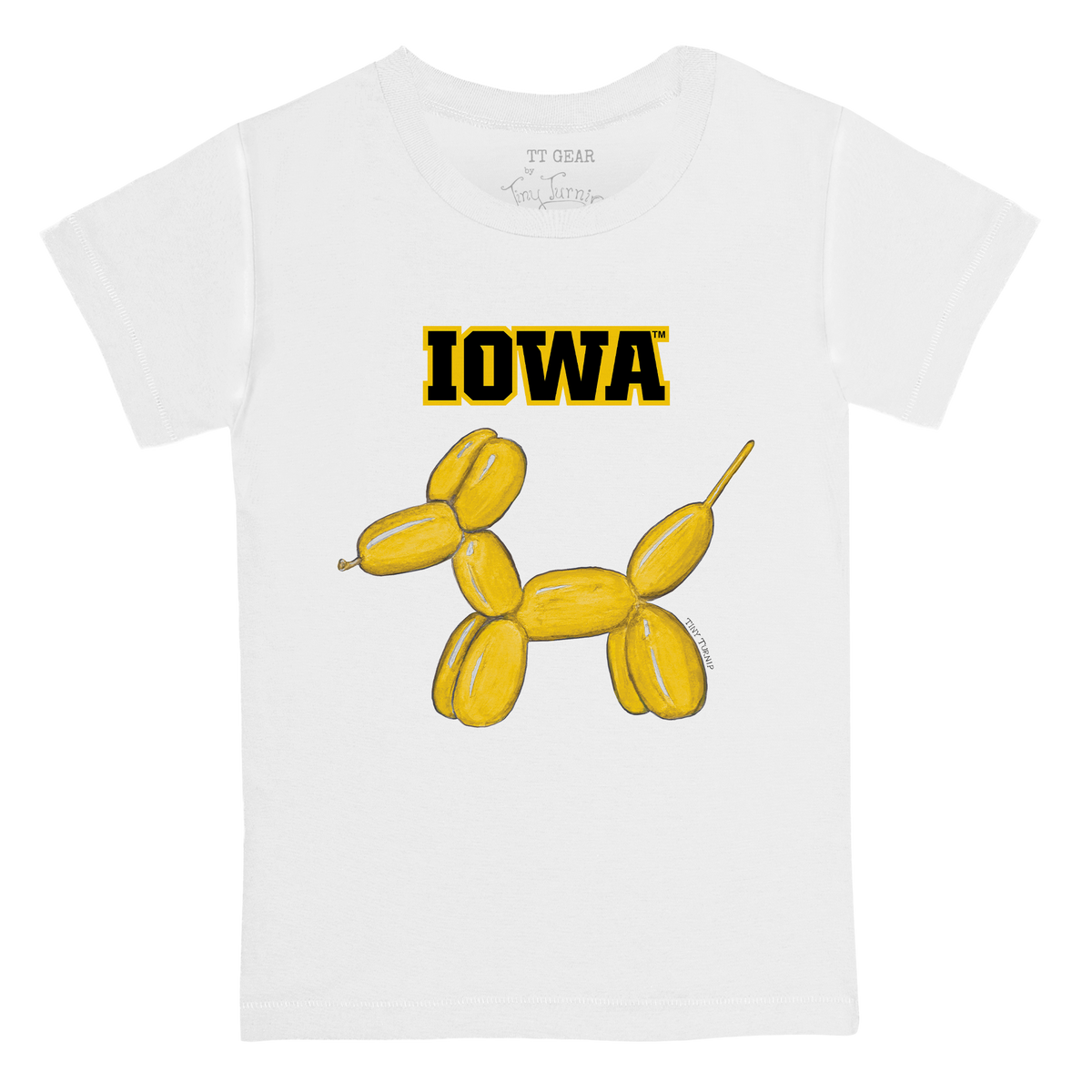 Iowa Hawkeyes Balloon Dog Kid's Tee Shirt