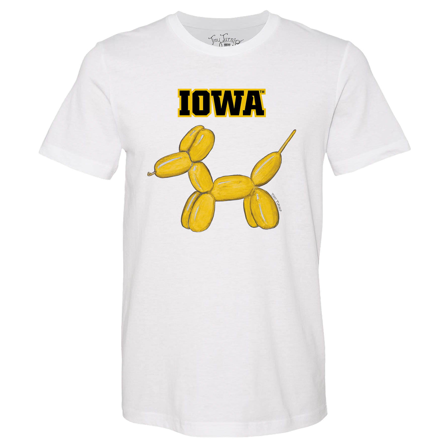 Iowa Hawkeyes Balloon Dog Unisex Tee Shirt