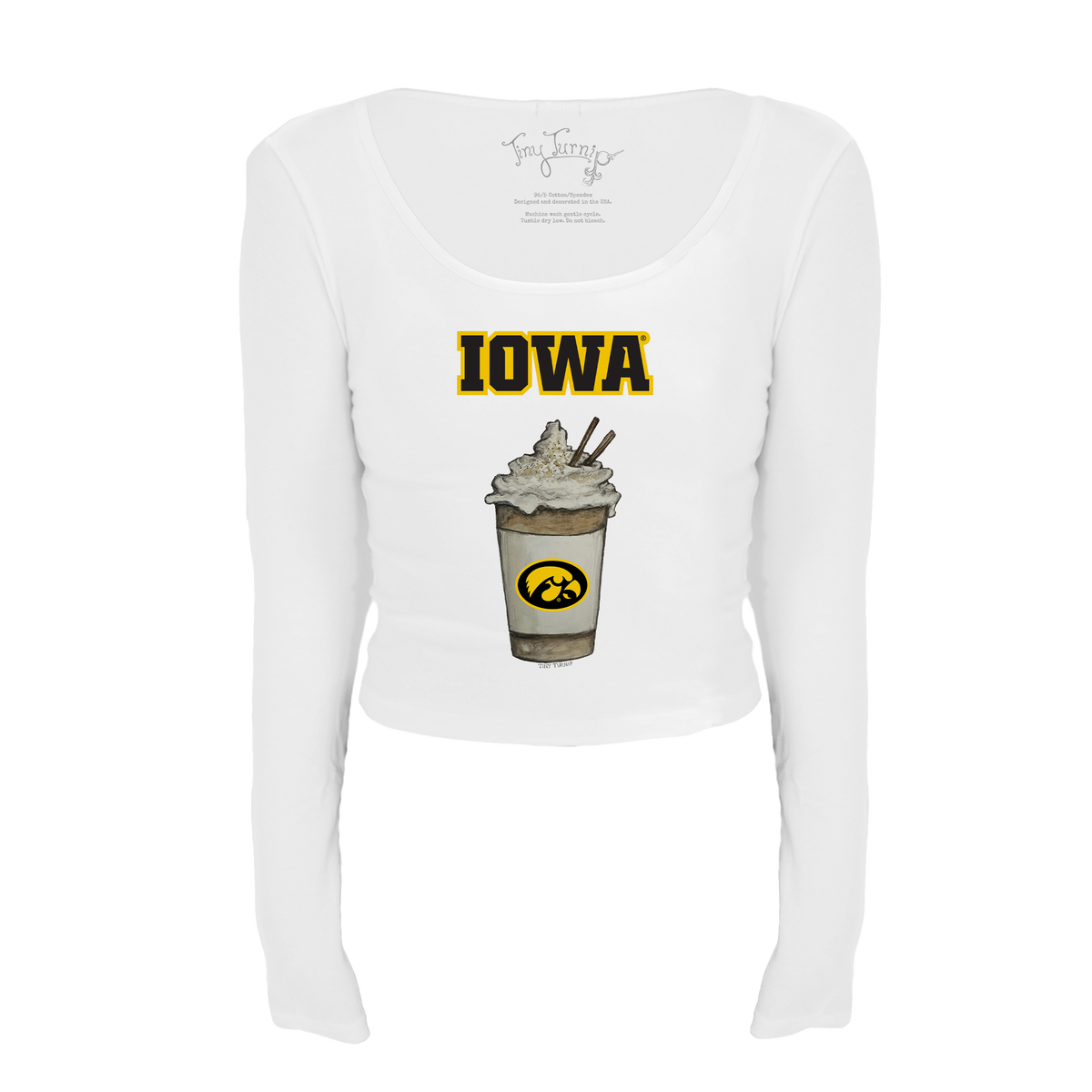 Iowa Hawkeyes Latte Women's Lucy Long Sleeve
