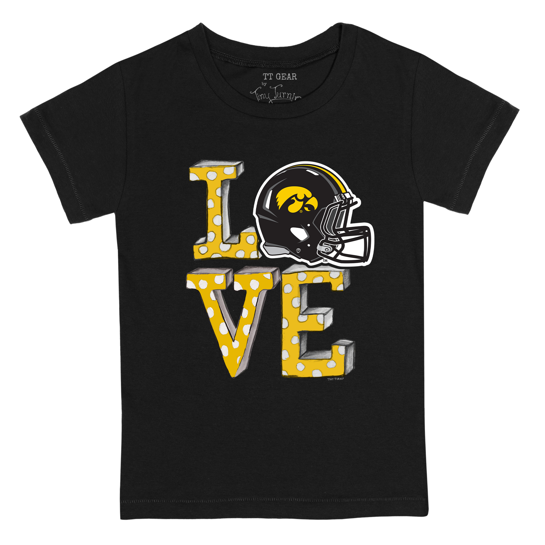 Iowa Hawkeyes LOVE Kid's Tee Shirt