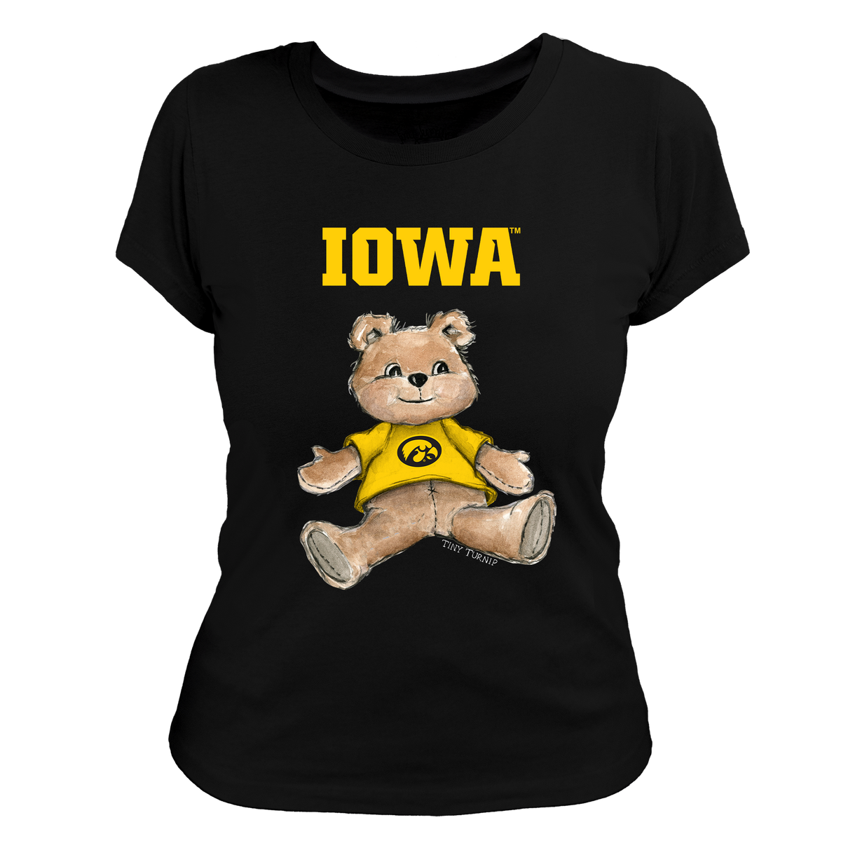 Iowa Hawkeyes Teddy Women's Tee Shirt