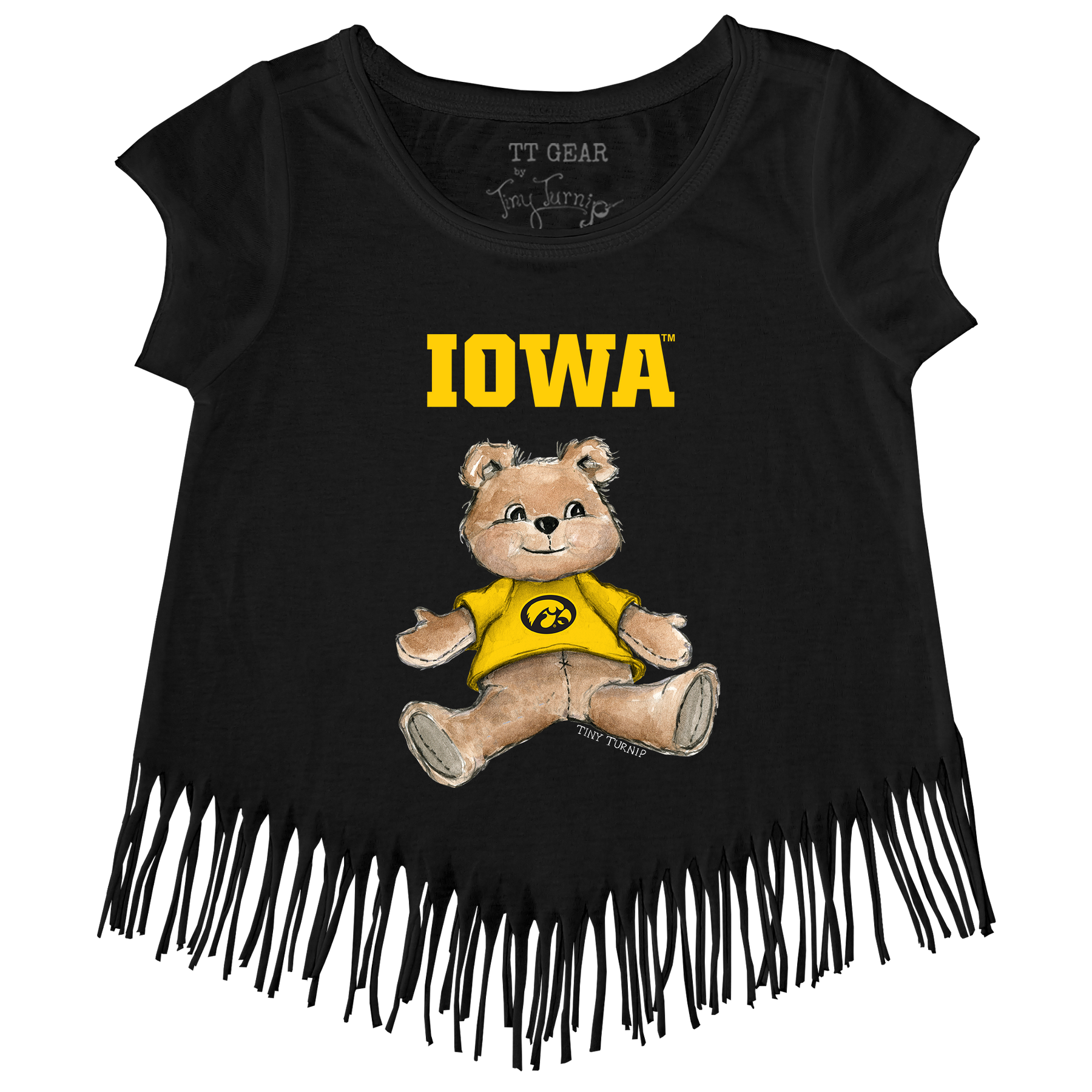 Iowa Hawkeyes Teddy Fringe Tee