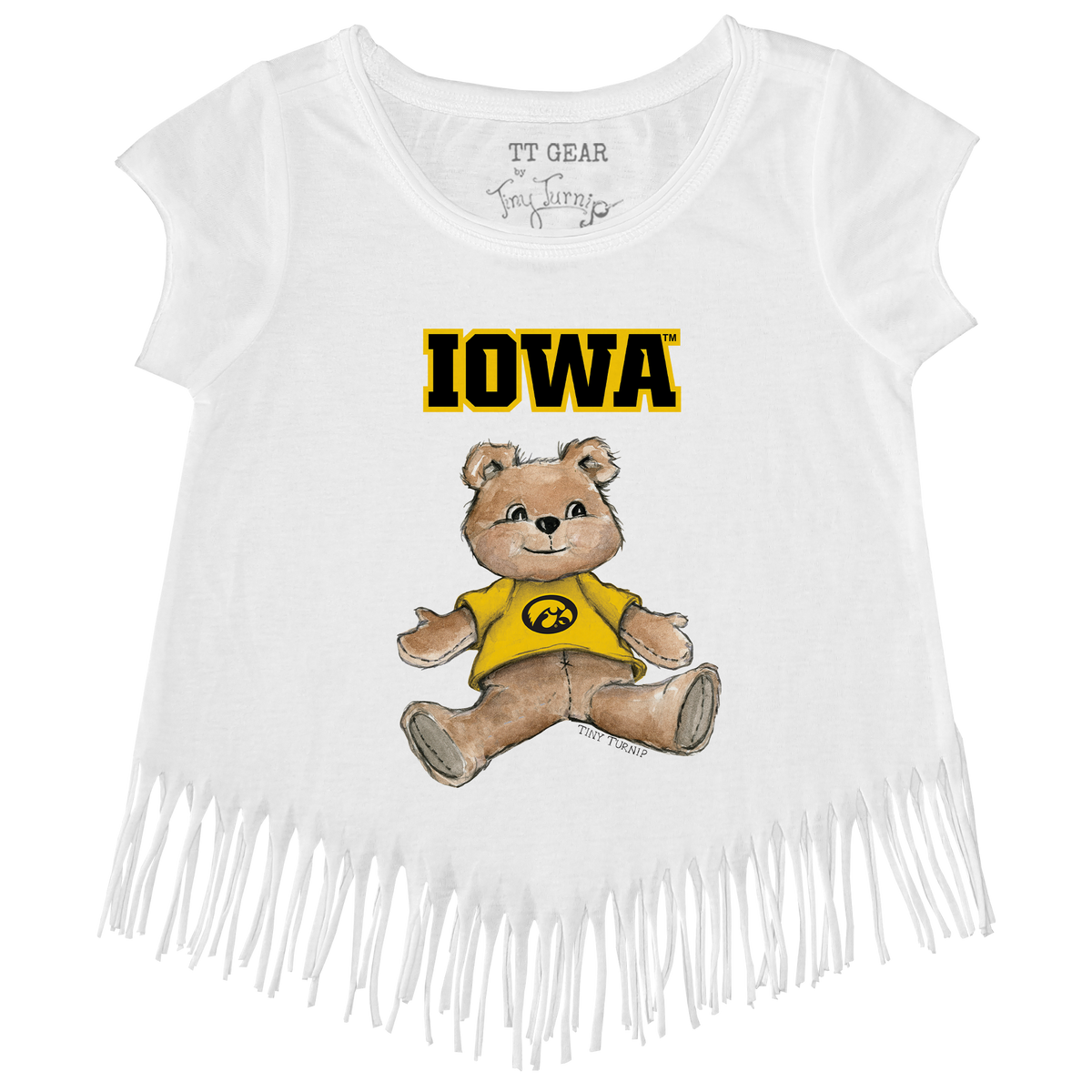 Iowa Hawkeyes Teddy Fringe Tee