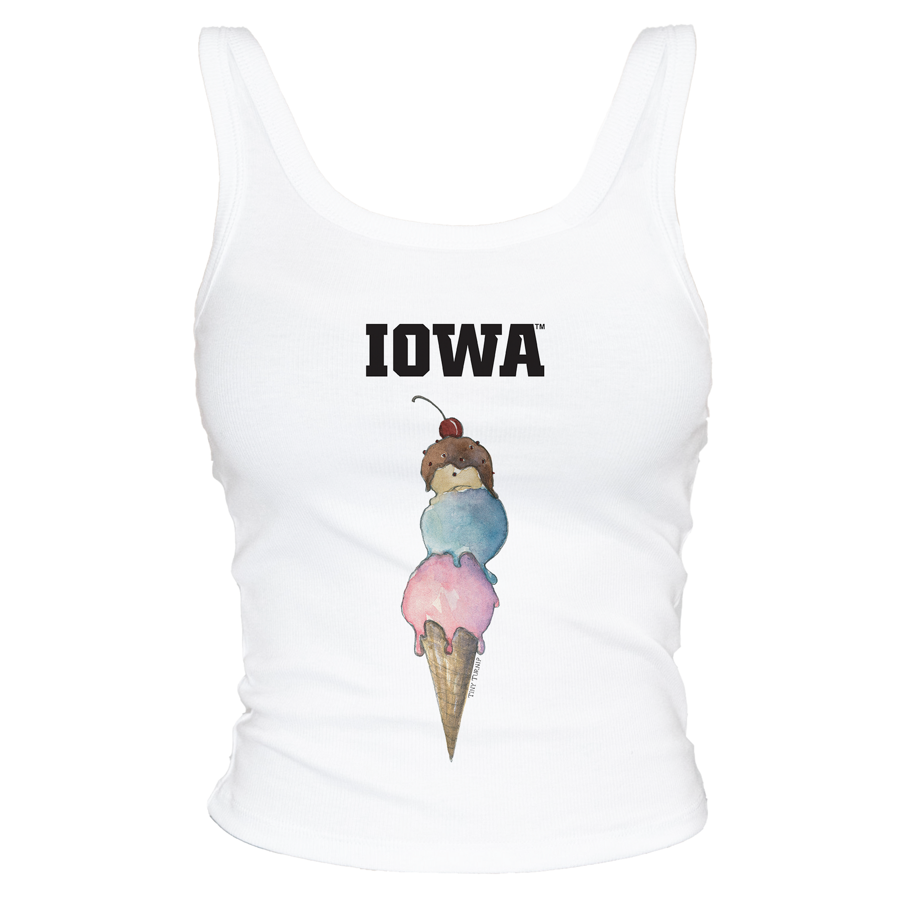 Iowa Hawkeyes Triple Scoop Tank
