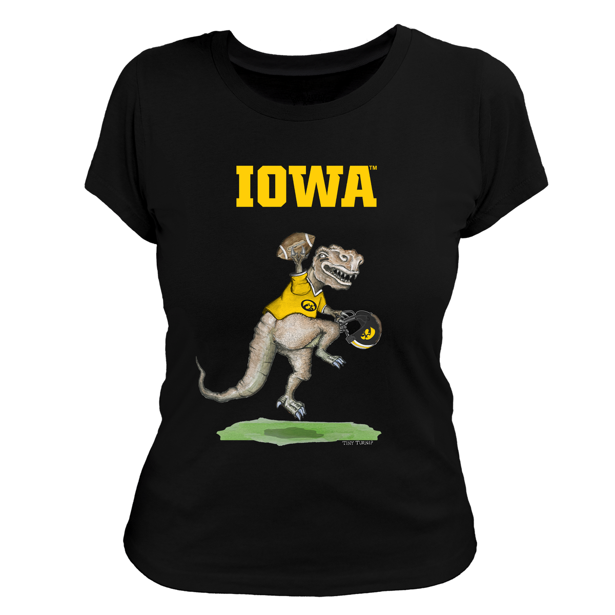 Iowa Hawkeyes TT Rex Women's Tee Shirt