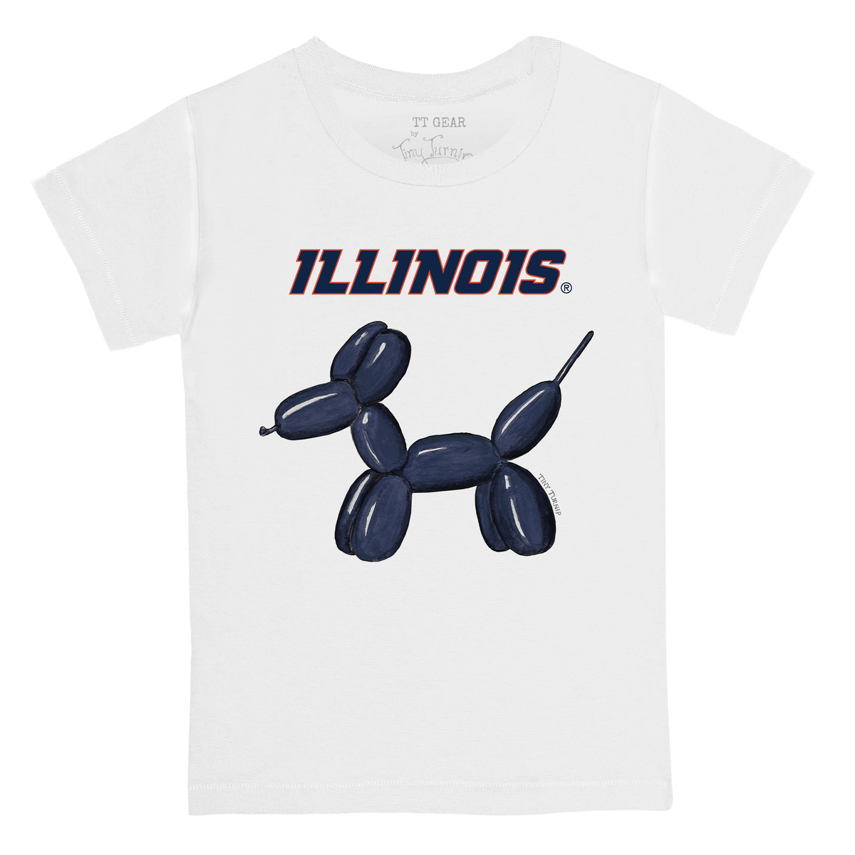 Illinois Fighting Illini Balloon Dog Kid's Tee Shirt