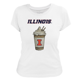 Illinois Fighting Illini Latte Women's Tee Shirt