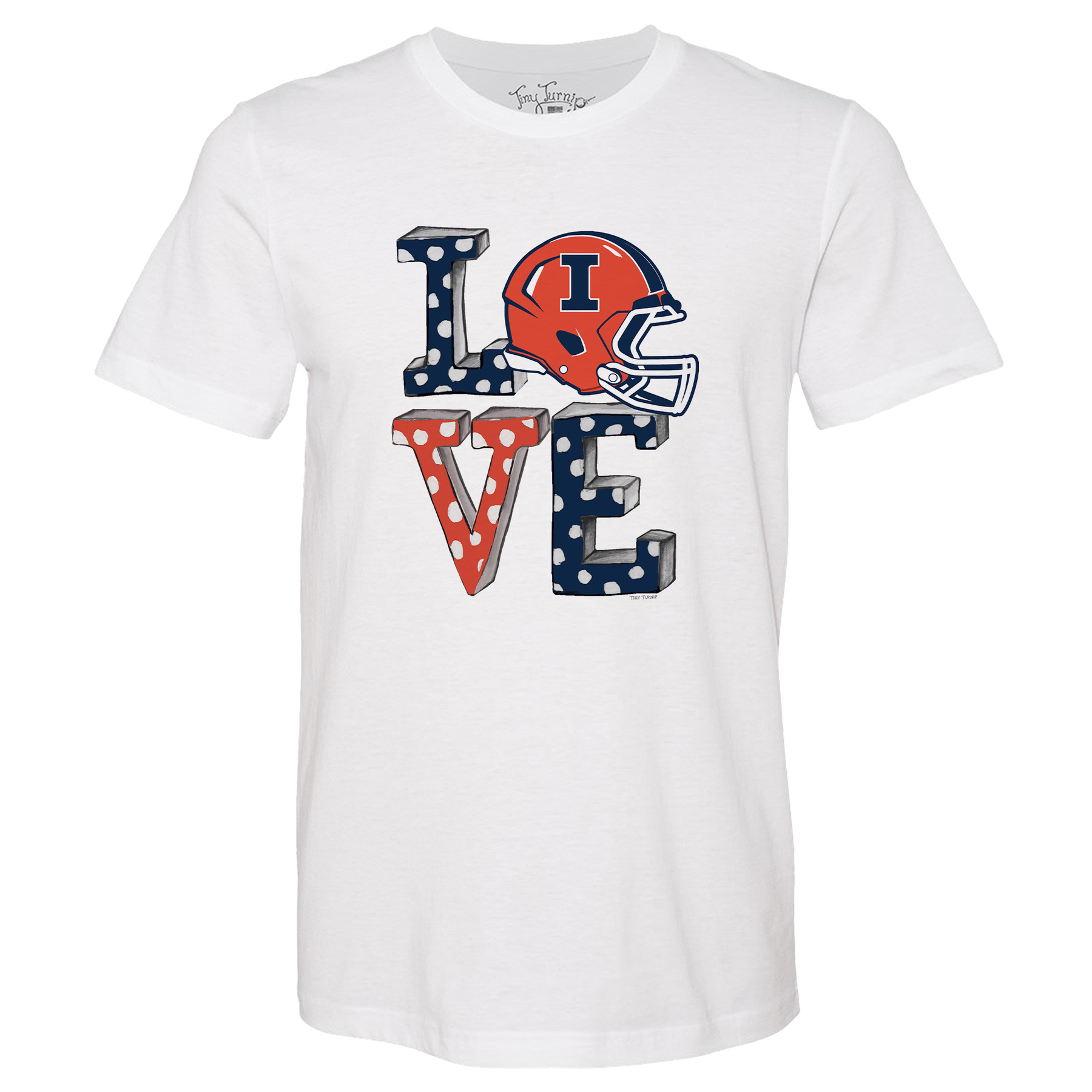 Illinois Fighting Illini LOVE Unisex Tee Shirt