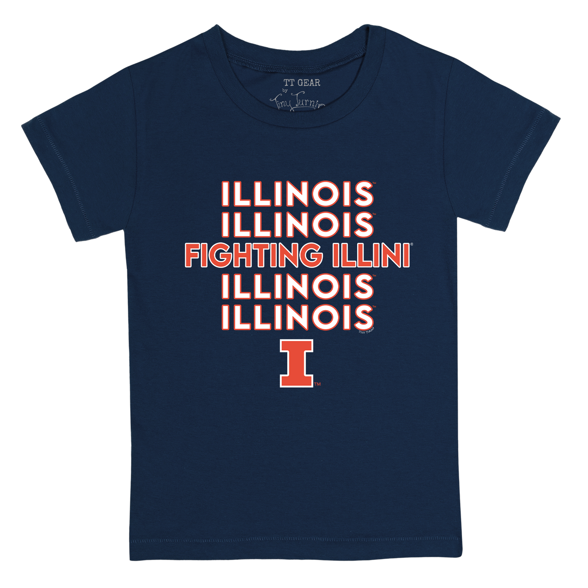 Illinois Fighting Illini Stacked Kid's Tee Shirt