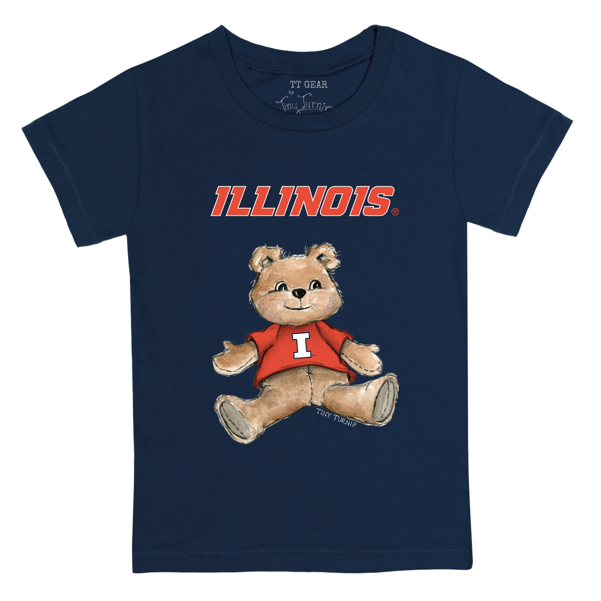 Illinois Fighting Illini Teddy Kid's Tee Shirt