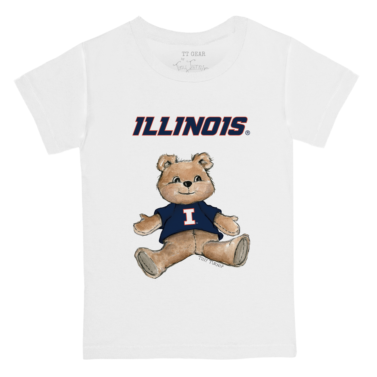 Illinois Fighting Illini Teddy Kid's Tee Shirt