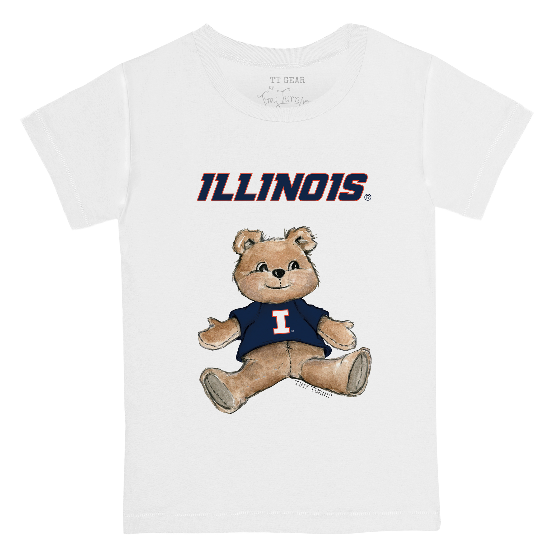 Illinois Fighting Illini Teddy Kid's Tee Shirt