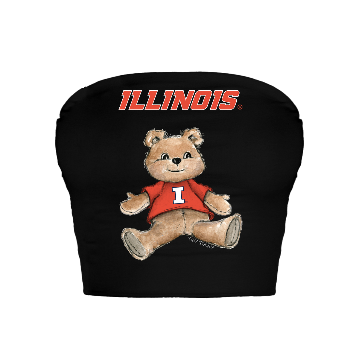 Illinois Fighting Illini Teddy Crop Tube Top