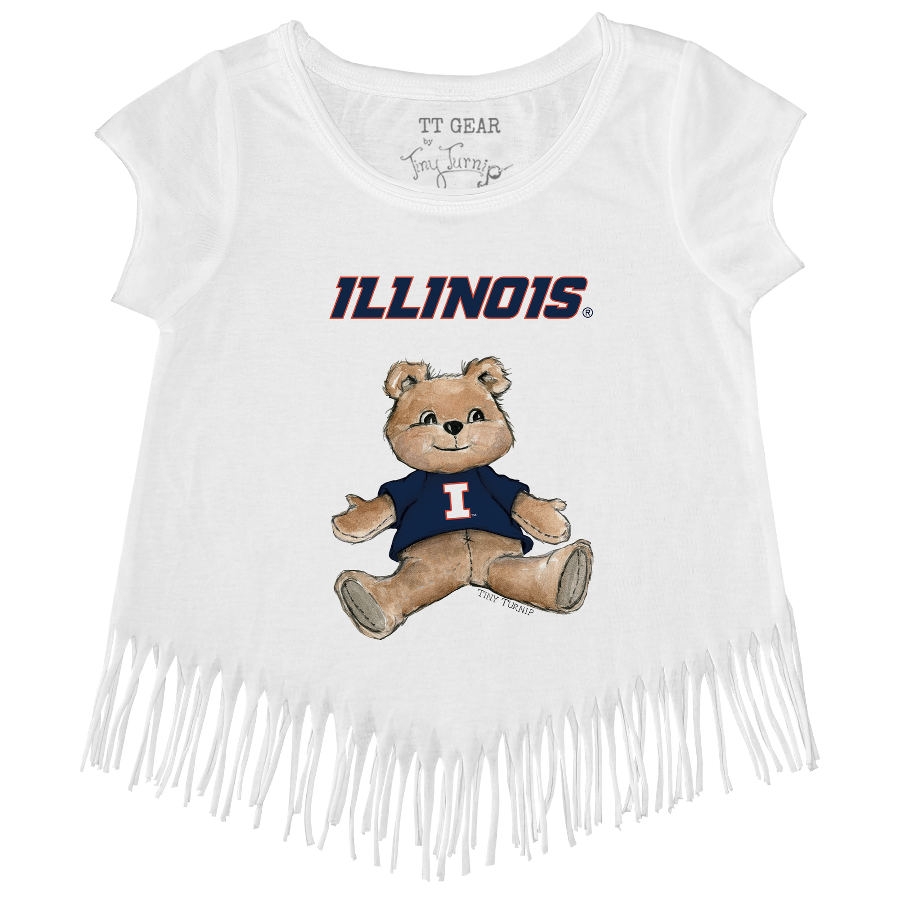 Illinois Fighting Illini Teddy Fringe Tee