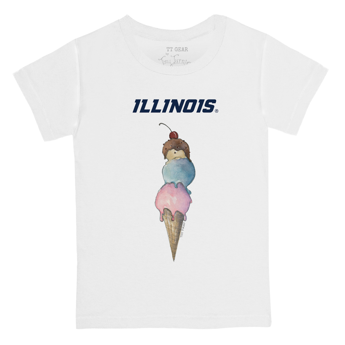 Illinois Fighting Illini Triple Scoop Kid's Tee Shirt