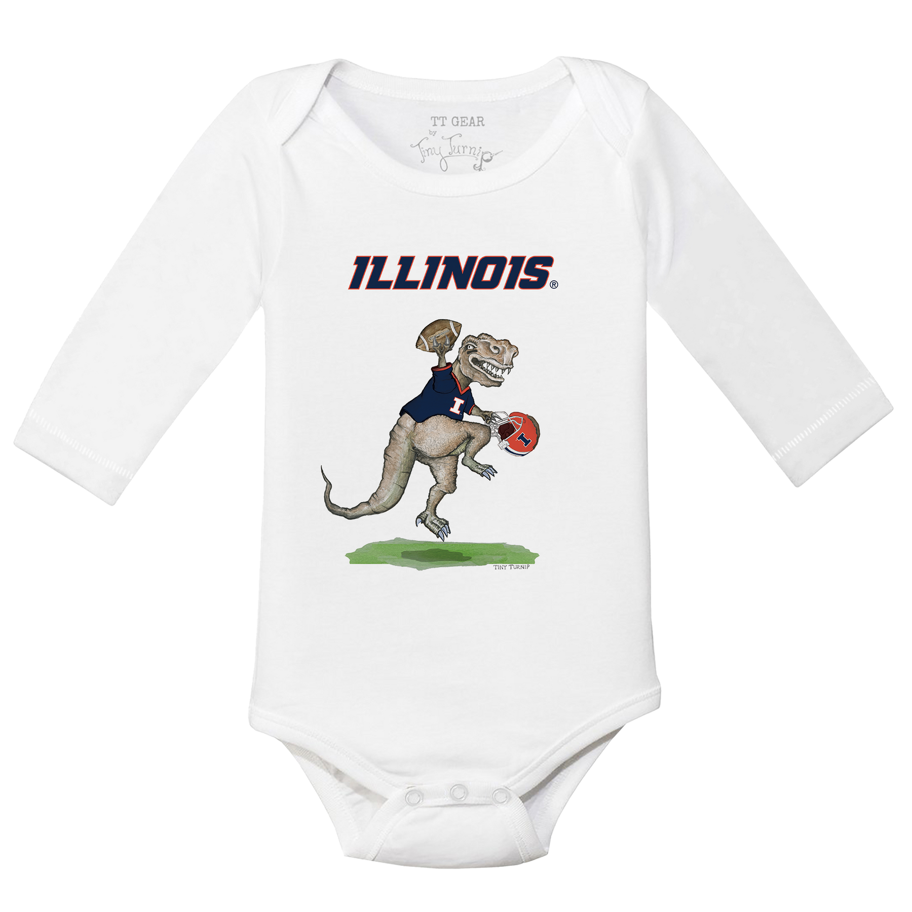 Illinois Fighting Illini TT Rex Long-Sleeve Snapper