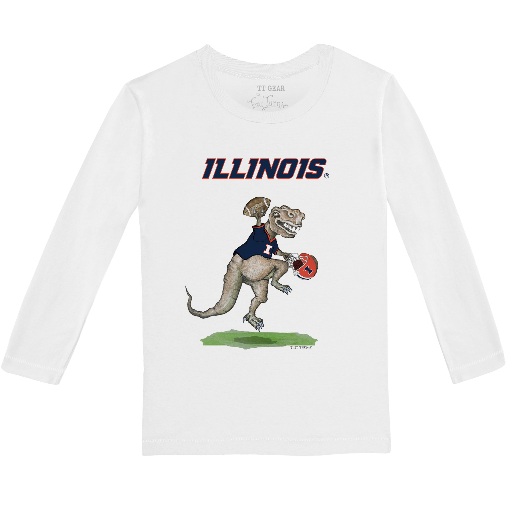 Illinois Fighting Illini TT Rex Long-Sleeve Tee Shirt