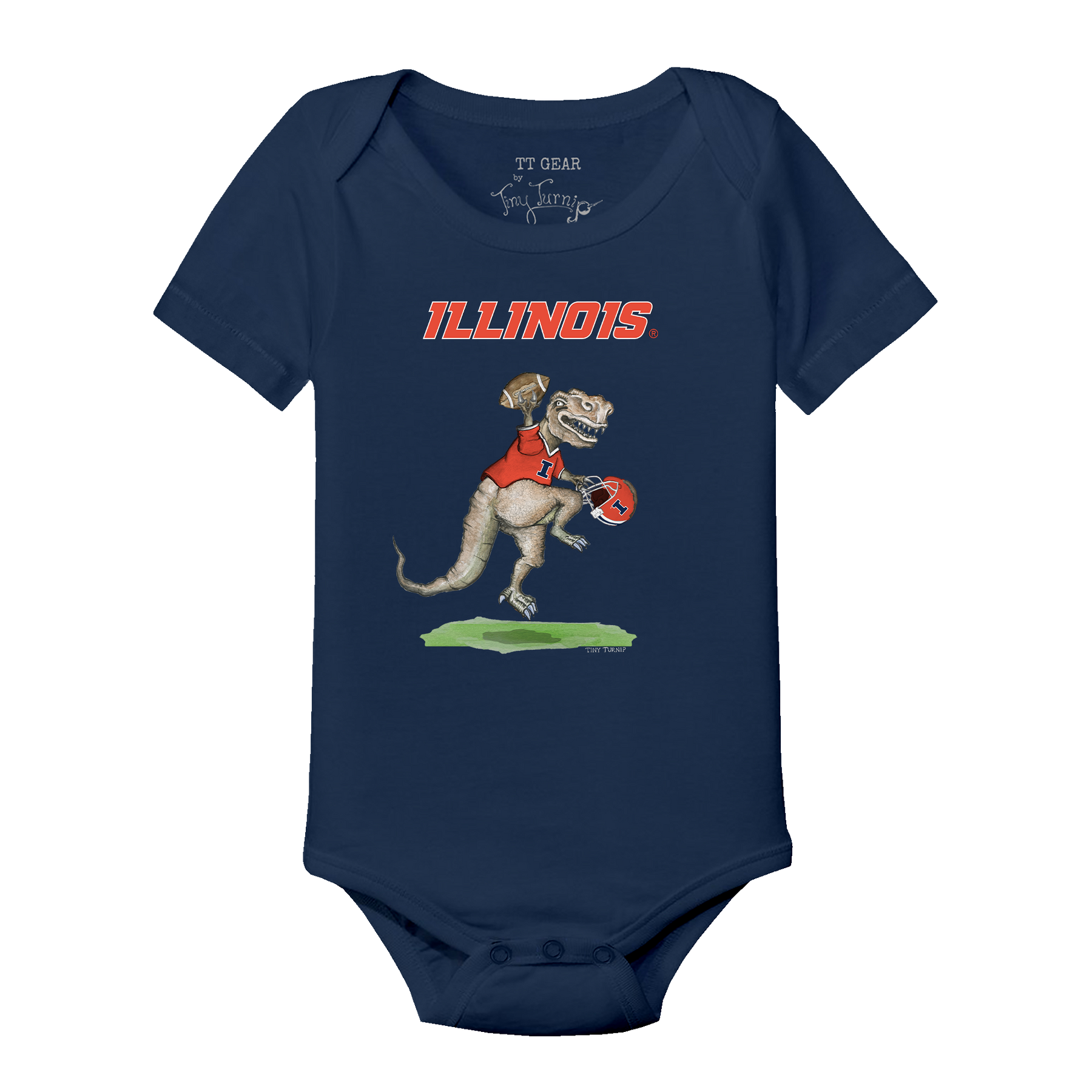 Illinois Fighting Illini TT Rex Short Sleeve Snapper
